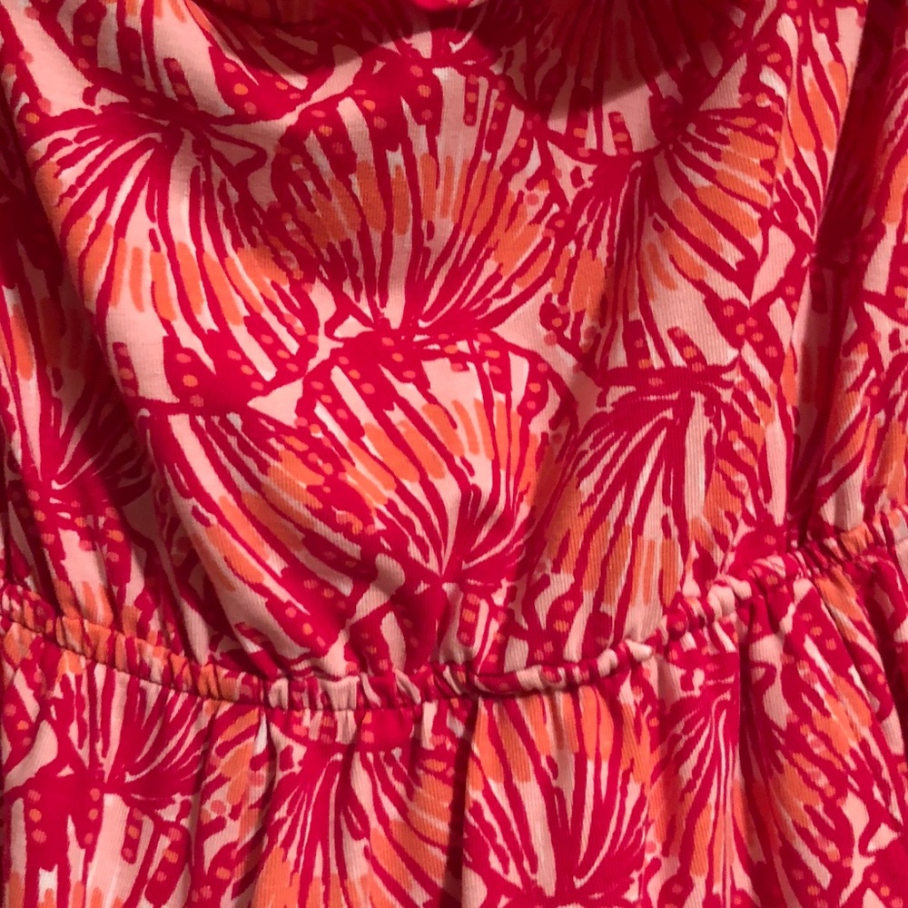 Vineyard Vines Strapless Tropical Pattern Romper - image 2